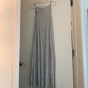 Black & white stripe maxi